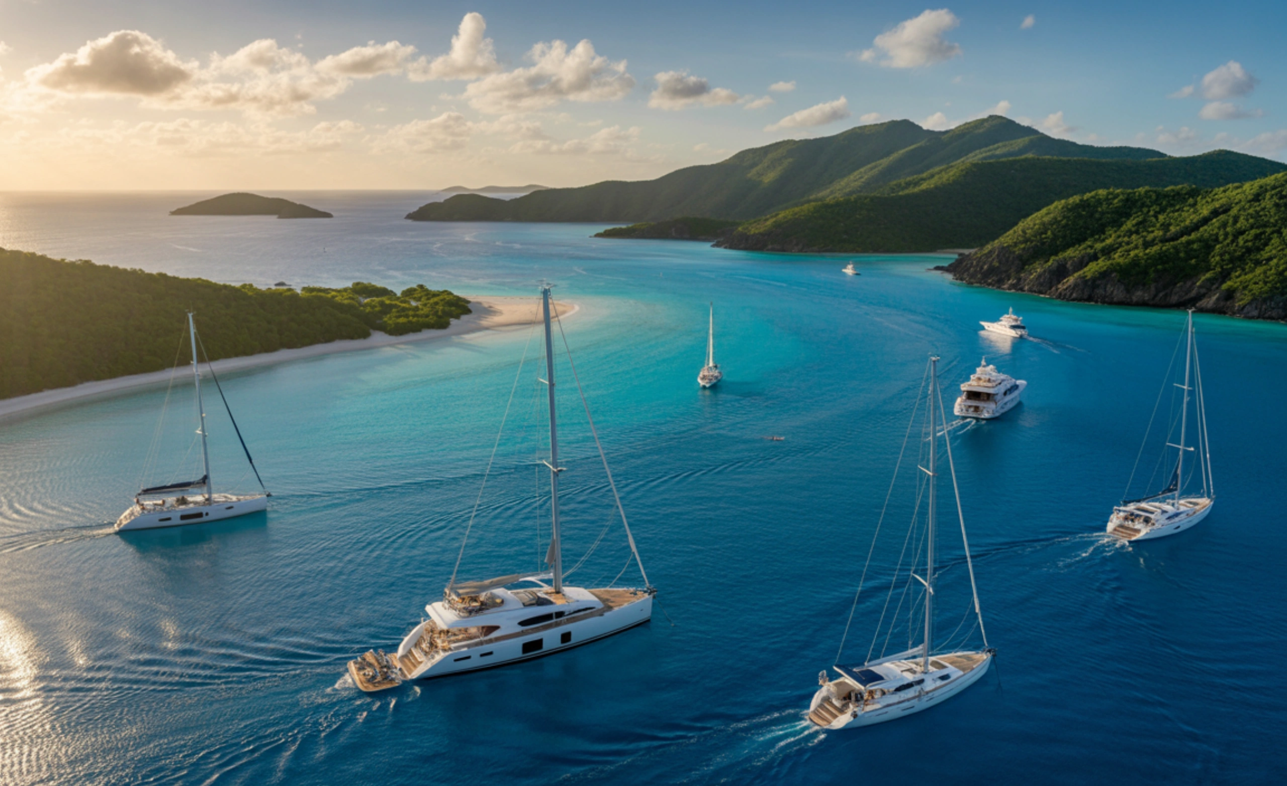 British Virgin Islands yacht charter paradise in ultra high definition